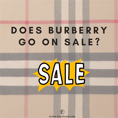 do burberry go on sale|burberry factory outlet online store.